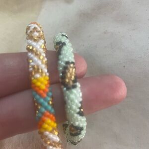 Nepal Handmade  Beaded Bracelet Set💐